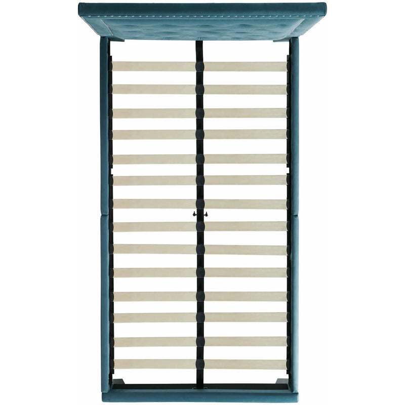  Elements International Tiffany Twin Bed in Broadway Marine Blue IMAGE 3