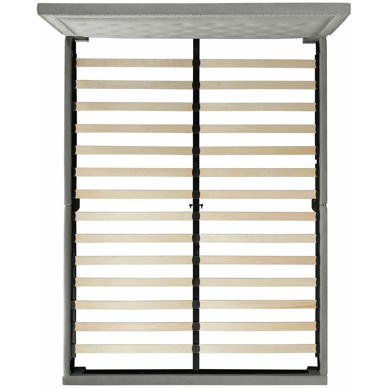  Elements International Tiffany Full Bed in Broadway Gun Metal IMAGE 3