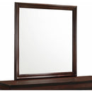  Elements International Louis Philippe 6-Drawer Dresser & Mirror in Cherry IMAGE 3