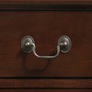  Elements International Louis Philippe 6-Drawer Dresser & Mirror in Cherry IMAGE 7