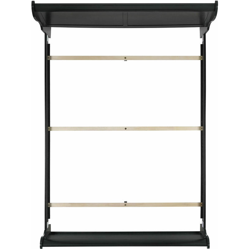  Elements International Louis Philippe Queen Panel Bed in Black IMAGE 4