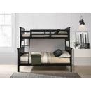  Elements International Calloway Twin over Full Bunk Bed with Trundle in Antique Black IMAGE 9