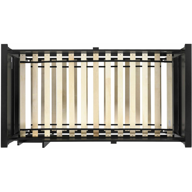  Elements International Calloway Twin over Twin Bunk Bed with Trundle in Antique Black IMAGE 4