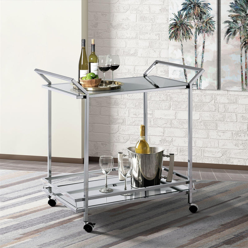  Elements International Kiven Bar Cart - 3 A Packaging IMAGE 6