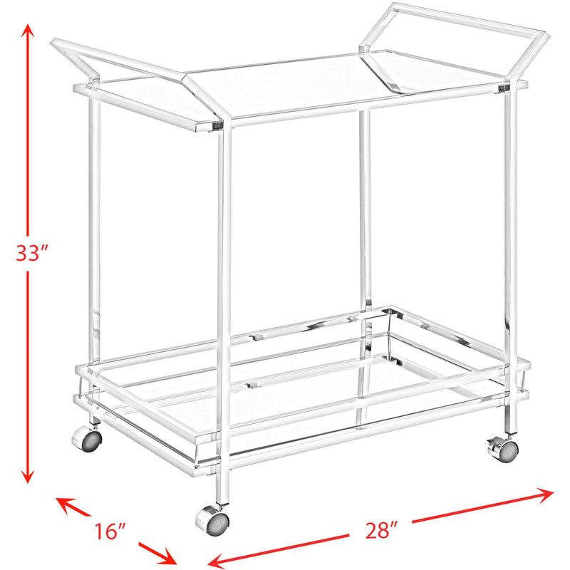  Elements International Kiven Bar Cart - 3 A Packaging IMAGE 8