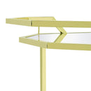  Elements International Bales Bar Cart (Brass) IMAGE 4