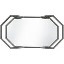  Elements International Bales Bar Cart (Nickel) IMAGE 3