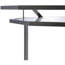  Elements International Bales Bar Cart (Nickel) IMAGE 4