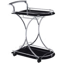  Elements International Arguila Bar Cart (Black) IMAGE 2