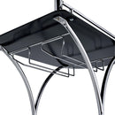  Elements International Arguila Bar Cart (Black) IMAGE 6