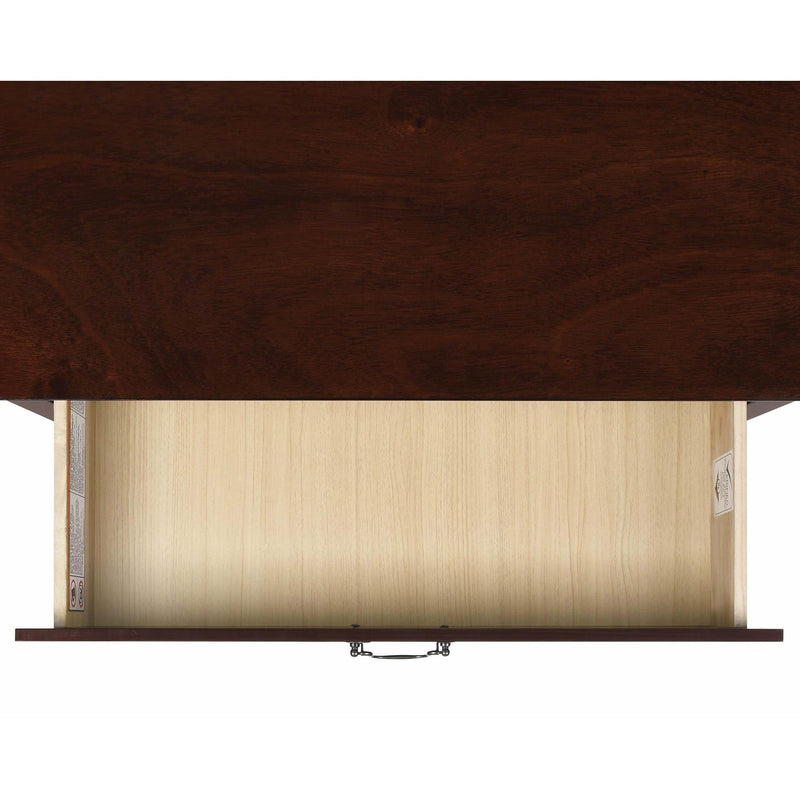  Elements International Louis Philippe 5-Drawer Chest in Cherry IMAGE 4