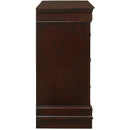  Elements International Louis Philippe 6-Drawer Dresser in Cherry IMAGE 3