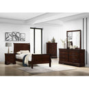  Elements International Louis Philippe 6-Drawer Dresser in Cherry IMAGE 8