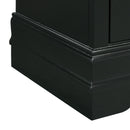  Elements International Louis Philippe 6-Drawer Dresser in Black IMAGE 5