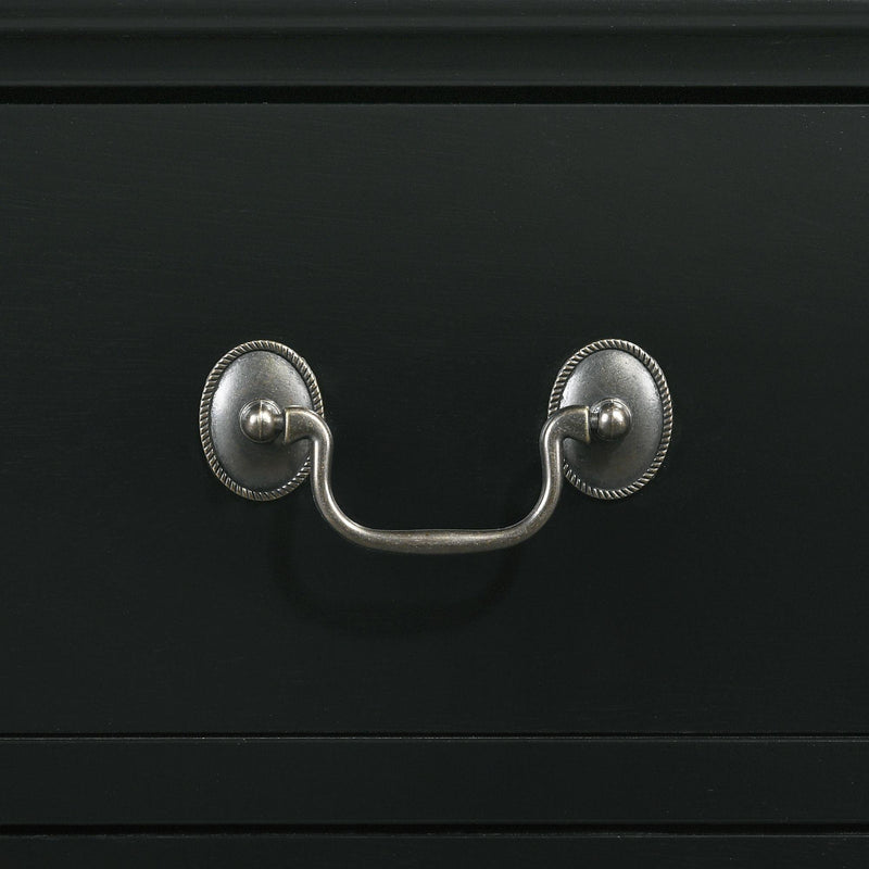  Elements International Louis Philippe 6-Drawer Dresser in Black IMAGE 7