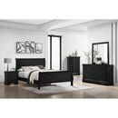  Elements International Louis Philippe 6-Drawer Dresser in Black IMAGE 8