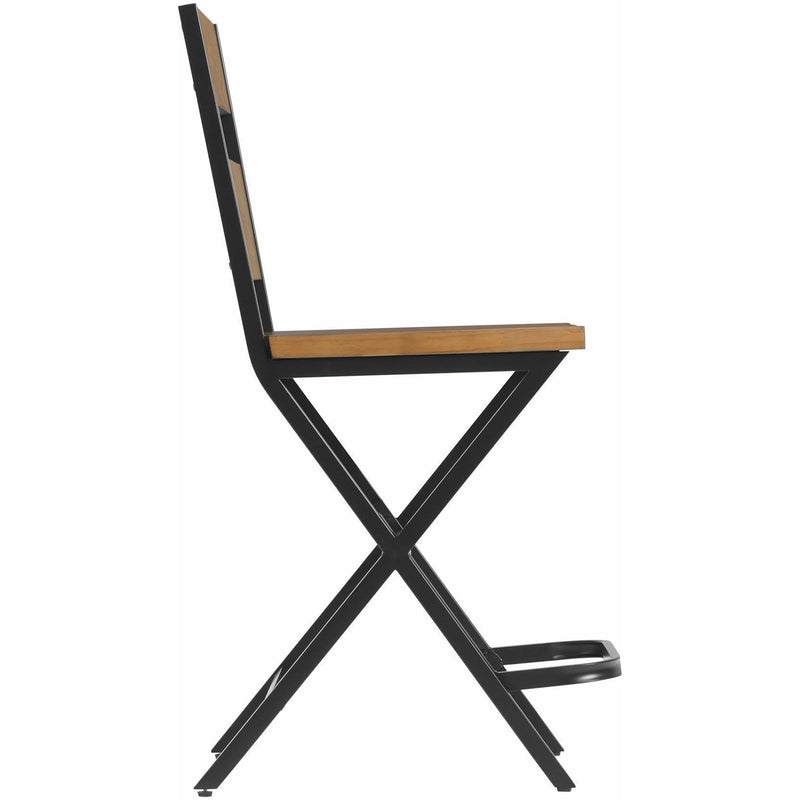  Elements International Melton Counter Side Chair in Brown IMAGE 3