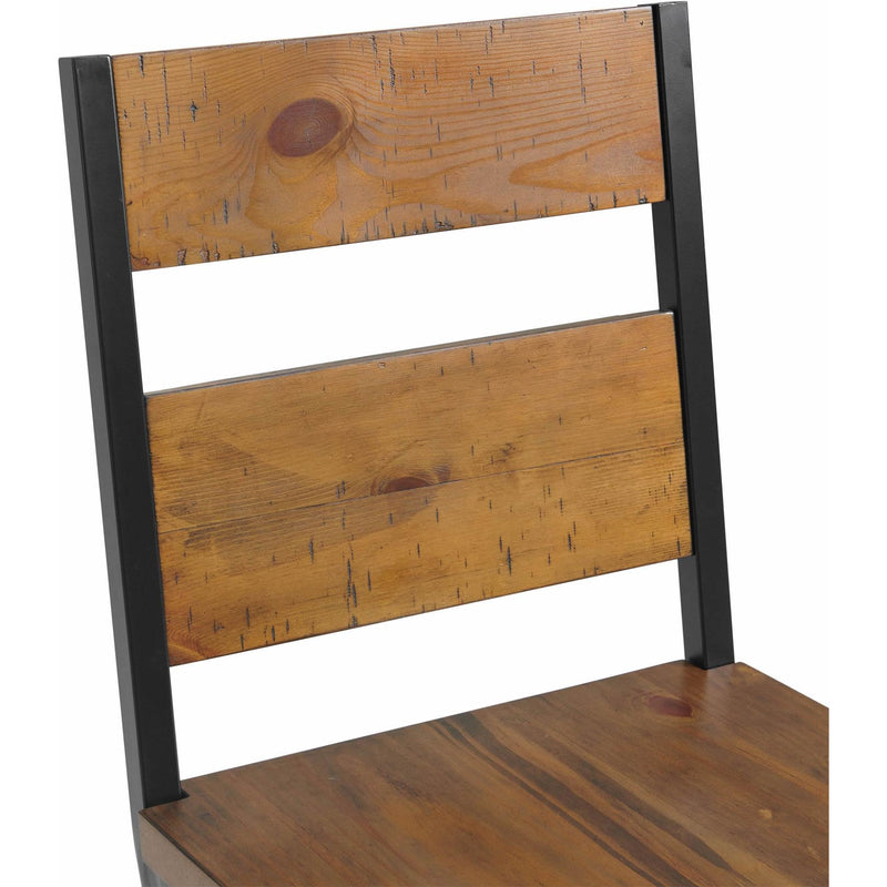  Elements International Melton Counter Side Chair in Brown IMAGE 5