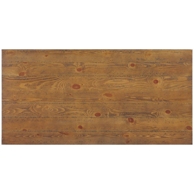  Elements International Melton Rectangular Counter Table in Brown IMAGE 4