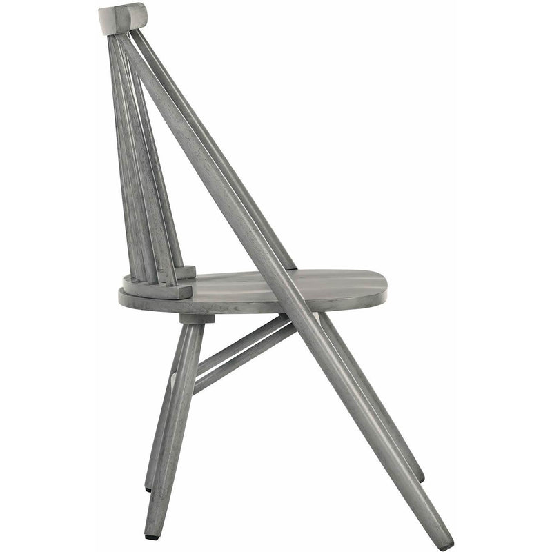  Elements International Bowen Side Chair Antique Grey IMAGE 3