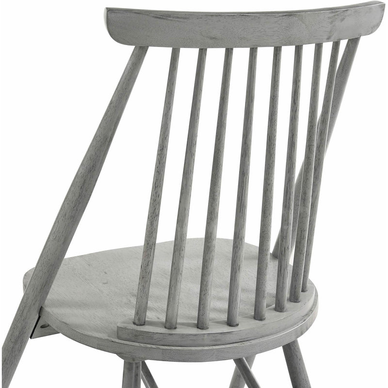  Elements International Bowen Side Chair Antique Grey IMAGE 5