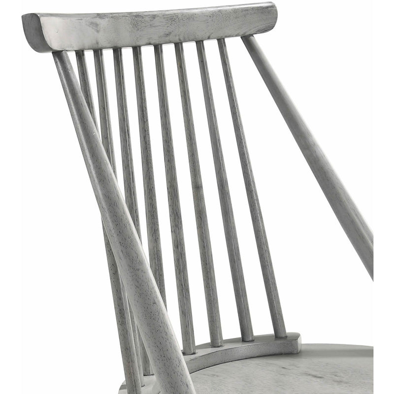  Elements International Bowen Side Chair Antique Grey IMAGE 6