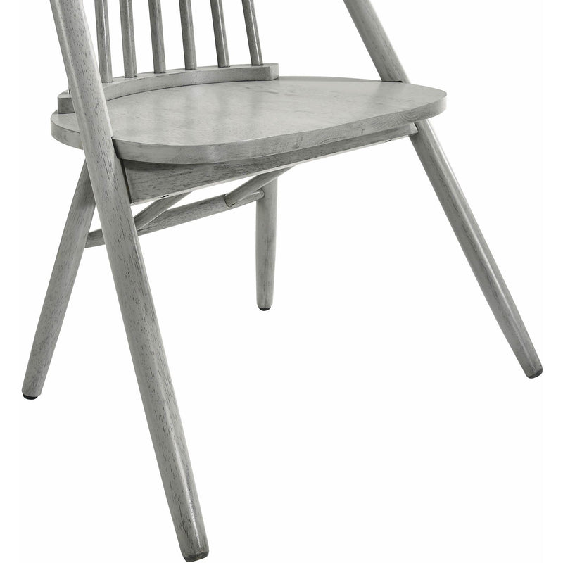  Elements International Bowen Side Chair Antique Grey IMAGE 7