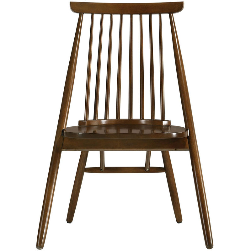  Elements International Bowen Side Chair Walnut Cherry IMAGE 2