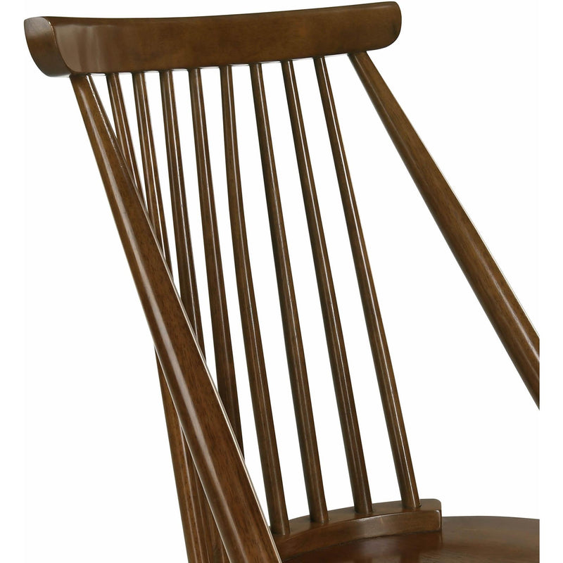  Elements International Bowen Side Chair Walnut Cherry IMAGE 5
