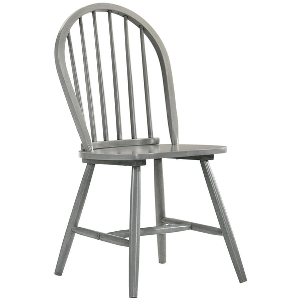  Elements International Evie Side Chair Antique Grey IMAGE 1