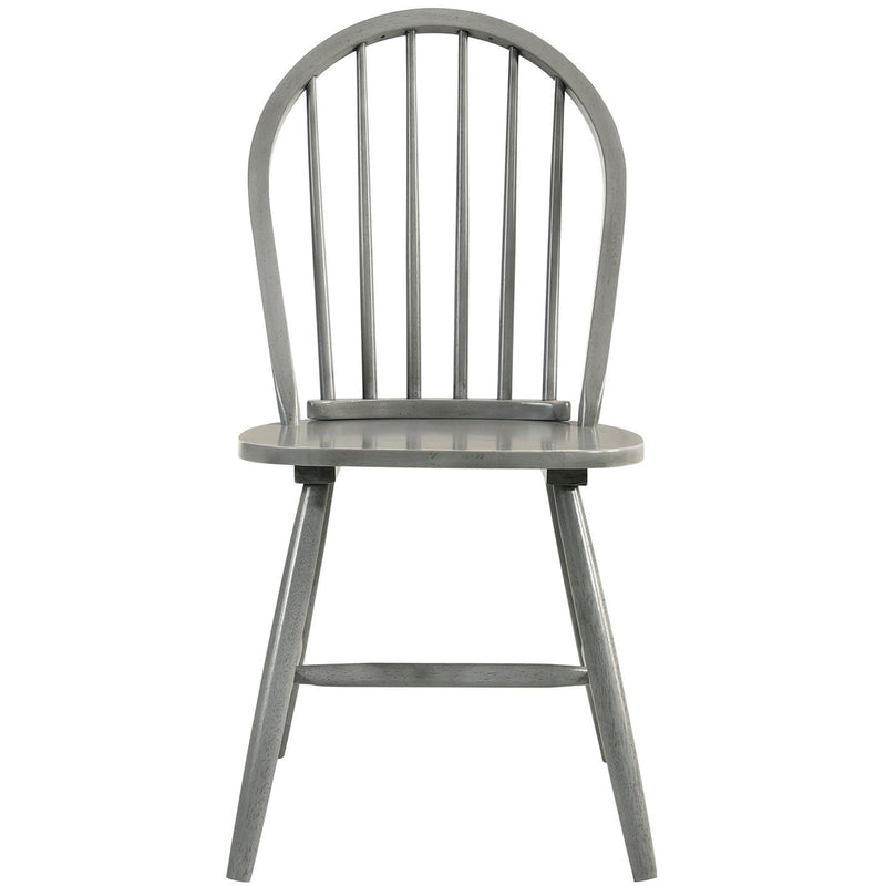  Elements International Evie Side Chair Antique Grey IMAGE 3