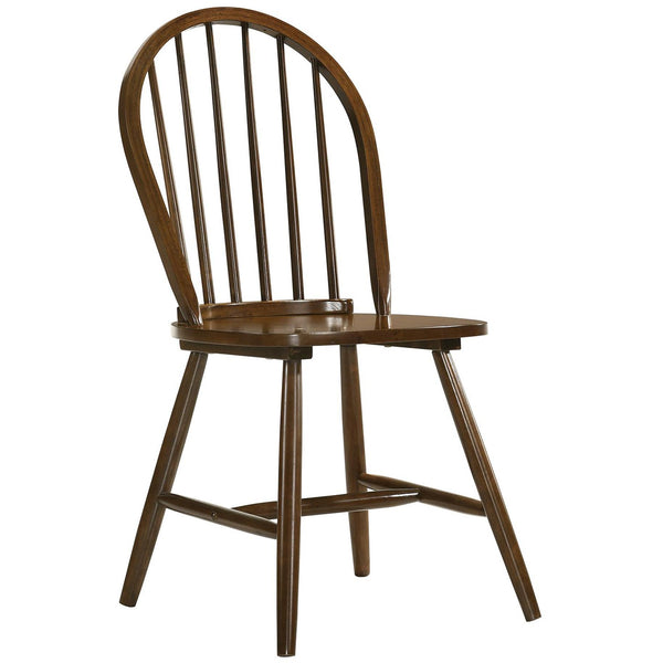  Elements International Evie Side Chair Walnut Cherry IMAGE 1