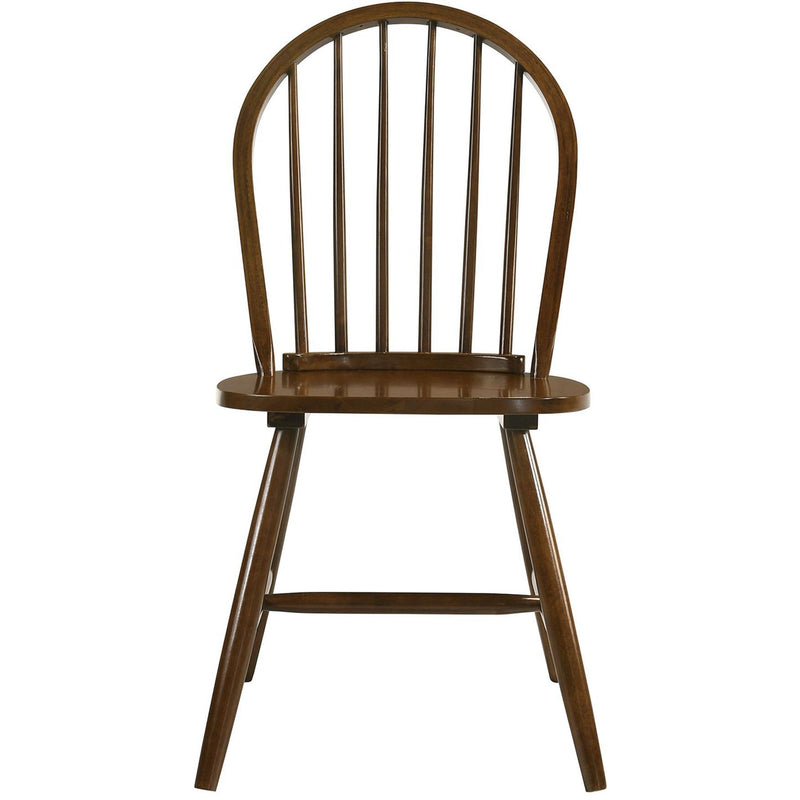  Elements International Evie Side Chair Walnut Cherry IMAGE 2