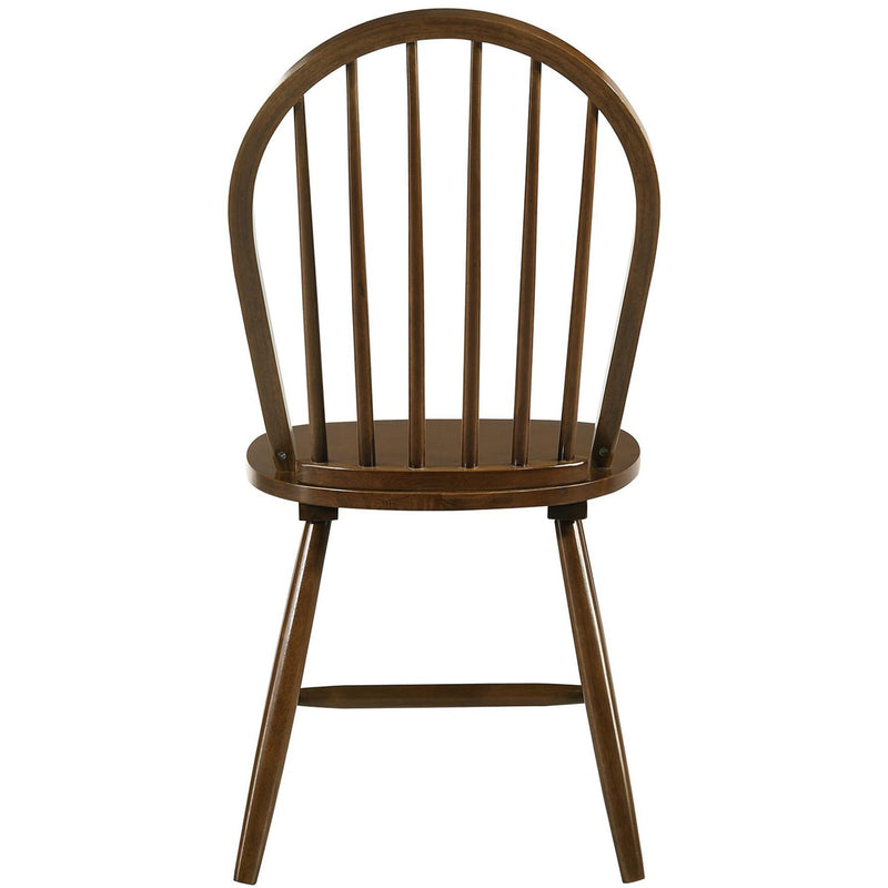  Elements International Evie Side Chair Walnut Cherry IMAGE 4