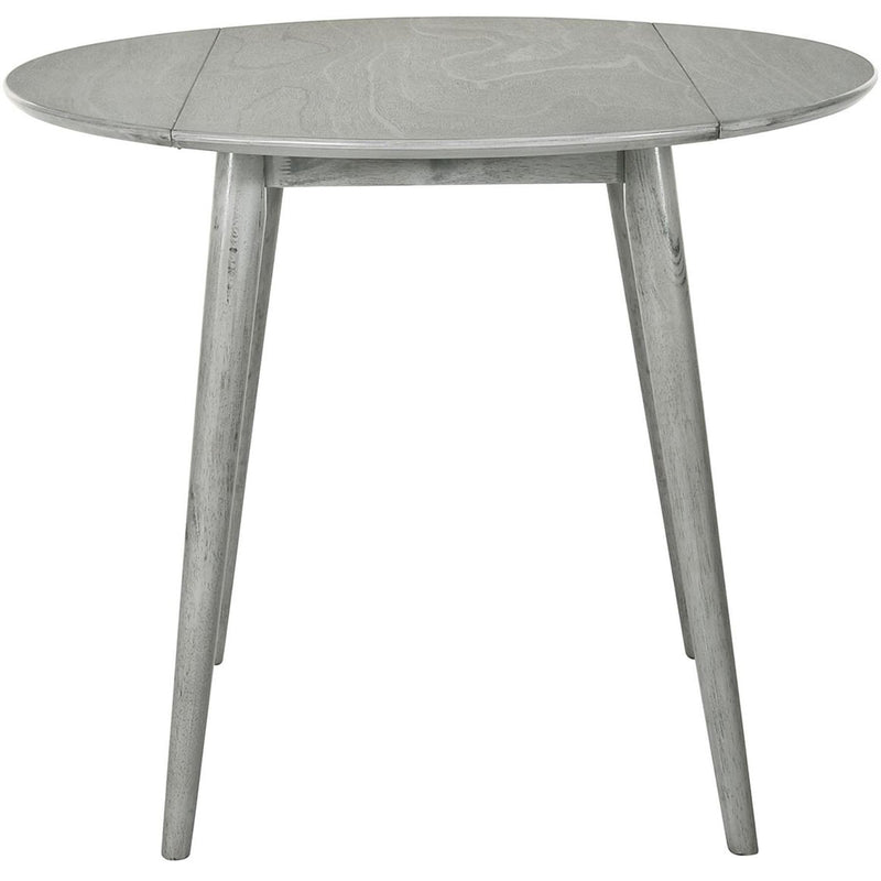  Elements International Jenson Round Folding Top Table Antique Grey 3A Packing IMAGE 2