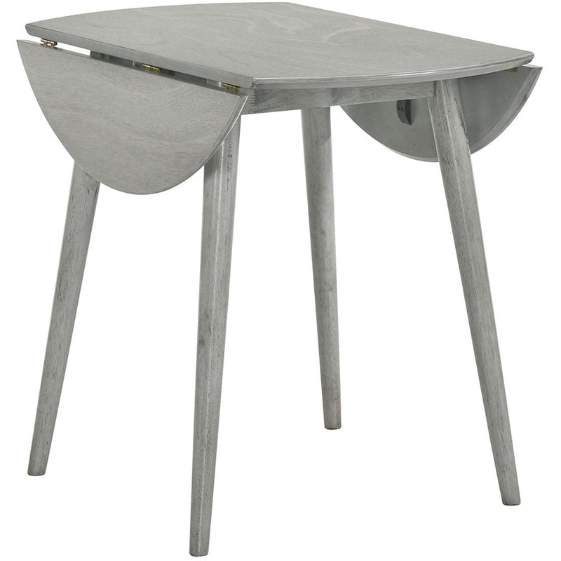  Elements International Jenson Round Folding Top Table Antique Grey 3A Packing IMAGE 3