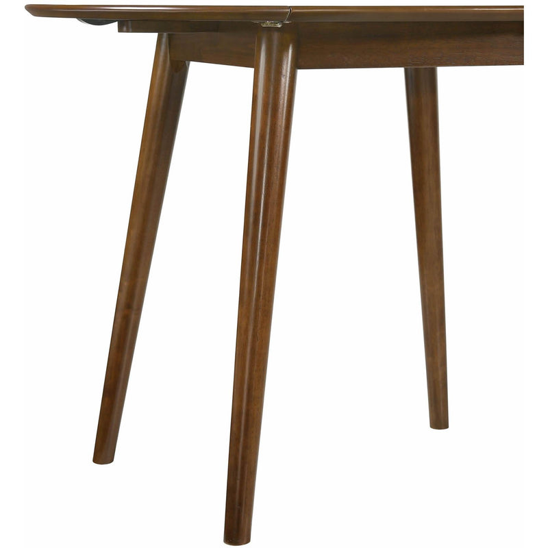  Elements International Jenson Round Folding Top Table Walnut Cherry 3A Packing IMAGE 4
