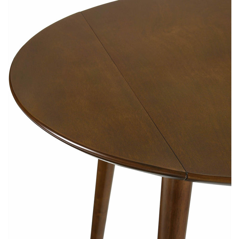  Elements International Jenson Round Folding Top Table Walnut Cherry 3A Packing IMAGE 5