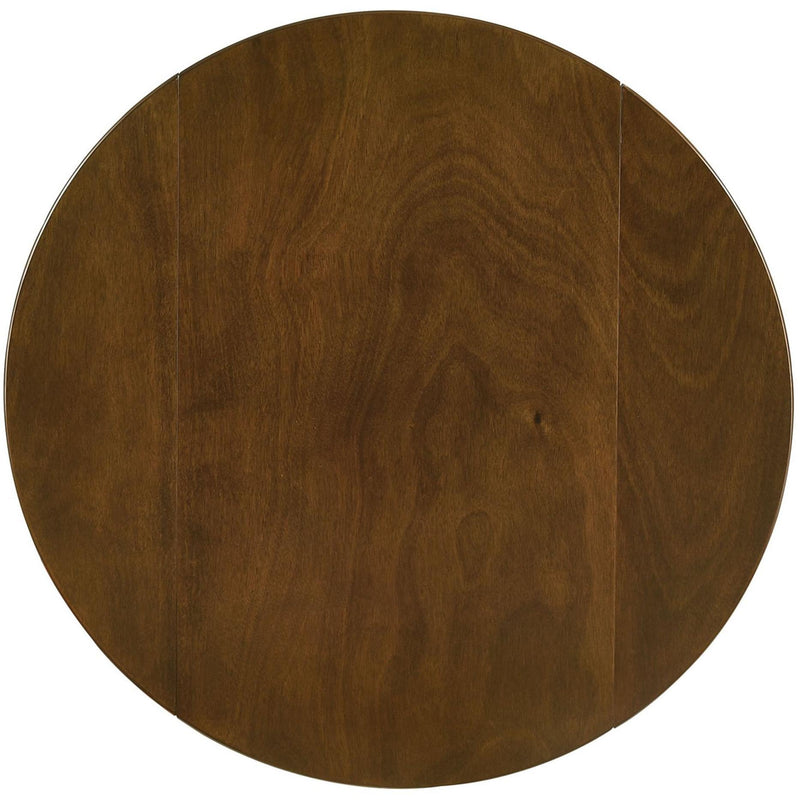  Elements International Jenson Round Folding Top Table Walnut Cherry 3A Packing IMAGE 6