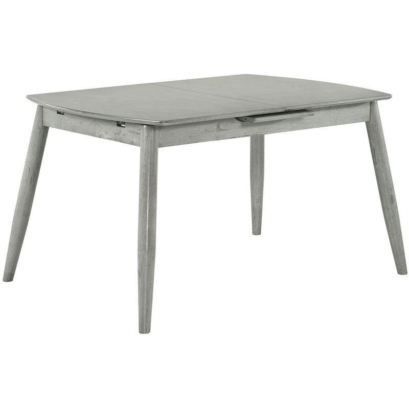  Elements International Sparrow Dining Table W/12” Leaf Antique Grey 3A Packing IMAGE 1