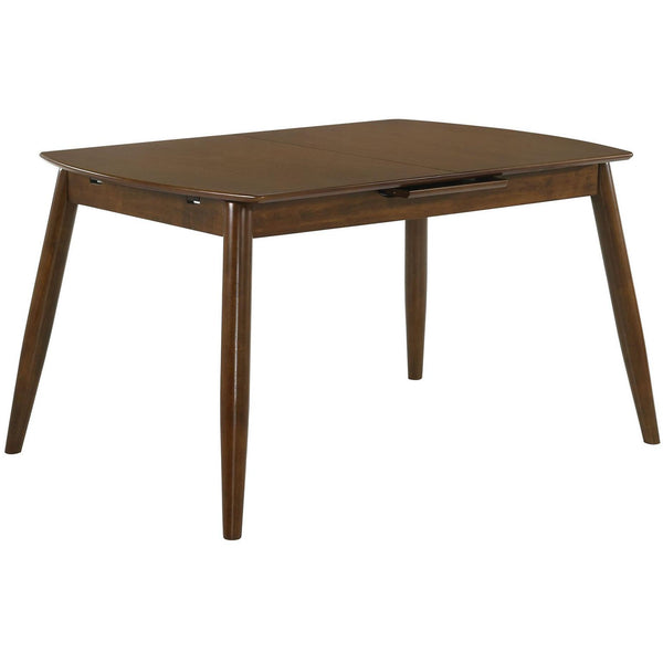  Elements International Sparrow Dining Table W/12” Leaf Walnut Cherry 3A Packing IMAGE 1