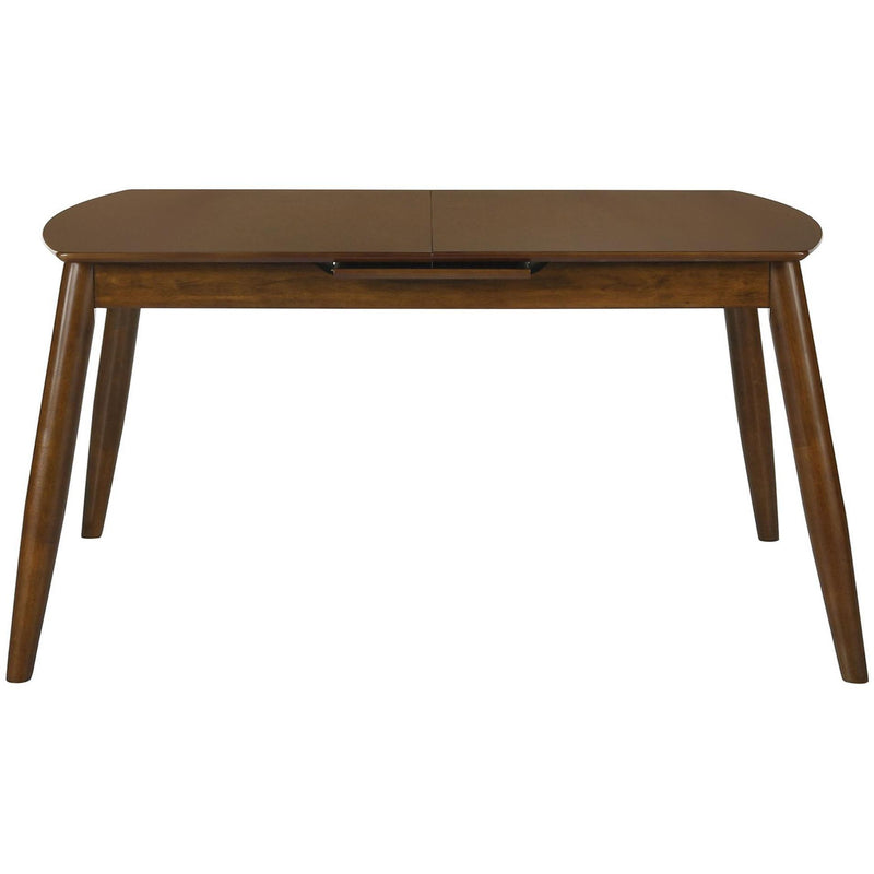  Elements International Sparrow Dining Table W/12” Leaf Walnut Cherry 3A Packing IMAGE 2