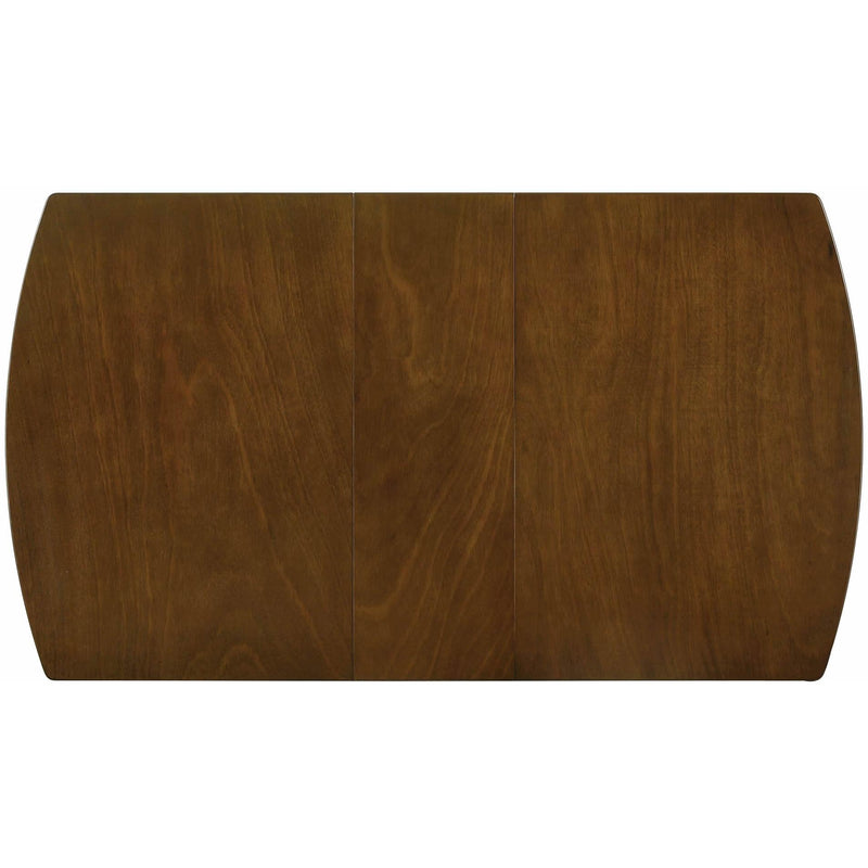  Elements International Sparrow Dining Table W/12” Leaf Walnut Cherry 3A Packing IMAGE 4