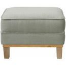  Elements International Palmer Ottoman Blond Ash Distressed Wood Garrison Grey IMAGE 2
