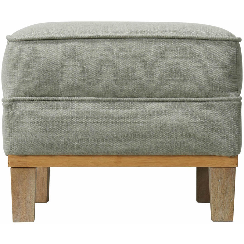  Elements International Palmer Ottoman Blond Ash Distressed Wood Garrison Grey IMAGE 3