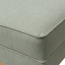  Elements International Palmer Ottoman Blond Ash Distressed Wood Garrison Grey IMAGE 5