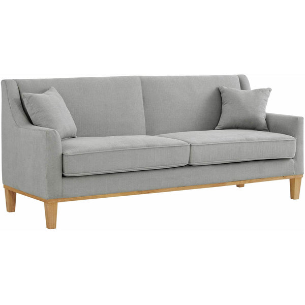  Elements International Palmer Sofa Blond Ash Distressed Wood Garrison Grey IMAGE 1