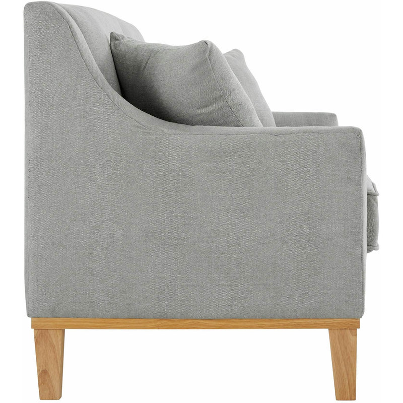  Elements International Palmer Sofa Blond Ash Distressed Wood Garrison Grey IMAGE 3