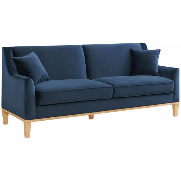  Elements International Palmer Sofa Blond Ash Distressed Wood Royal Eclipse IMAGE 1