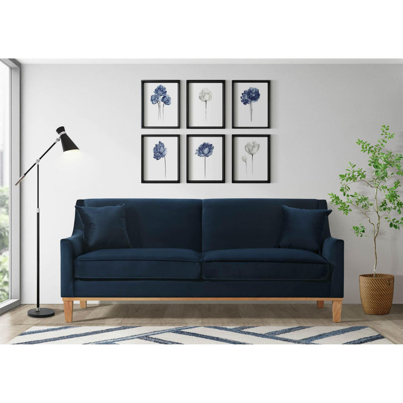  Elements International Palmer Sofa Blond Ash Distressed Wood Royal Eclipse IMAGE 7
